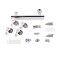 Душевая дверь в нишу Lidz Aria SD100x185.CRM.FR, стекло Frost 5 мм