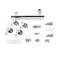 Душевая дверь в нишу Lidz Aria SD120x185.CRM.FR, стекло Frost 5 мм