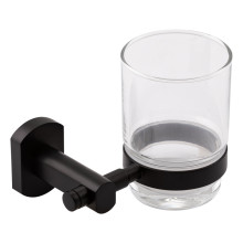 Стакан с держателем Qtap Liberty настенный QTLIBBLM1158 Black Стакан с держателем Qtap Liberty настенный QTLIBBLM1158 Black
