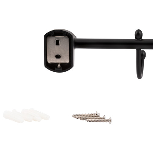 Держатель для полотенца Qtap Liberty 3 крючка 365 мм QTLIBBLM1154-3 Black Держатель для полотенца Qtap Liberty 3 крючка 365 мм QTLIBBLM1154-3 Black