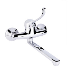 Смеситель для кухни локтевой Lidz Watt 009 настенный (k35) LDWAT009CRM34862 Chrome Смеситель для кухни локтевой Lidz Watt 009 настенный (k35) LDWAT009CRM34862 Chrome