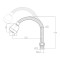 Излив для смесителя Lidz Niagara 260 16 см LDNIA260CRM35104 Chrome