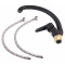 Смеситель для кухни Lidz Nicole 008F (k35) Black (14 43 008F-3)