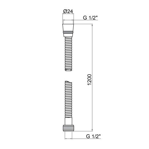 Шланг Lidz Niagara 07 1,2 м LDNIA07CRM35455 Chrome Шланг Lidz Niagara 07 1,2 м LDNIA07CRM35455 Chrome