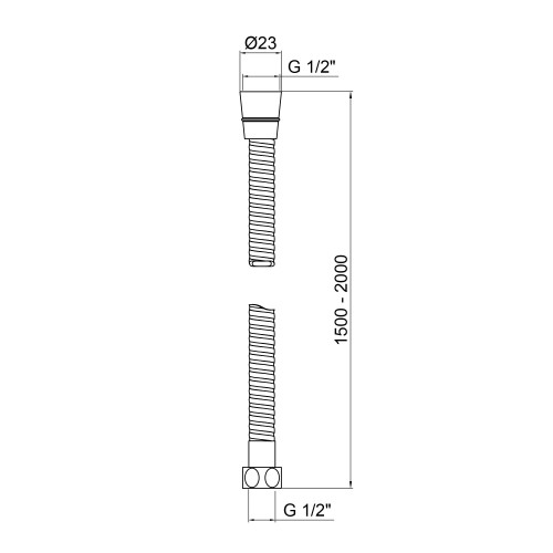 Шланг Lidz Niagara 12 1,5-2,0 м LDNIA12CRM35460 Chrome Шланг Lidz Niagara 12 1,5-2,0 м LDNIA12CRM35460 Chrome