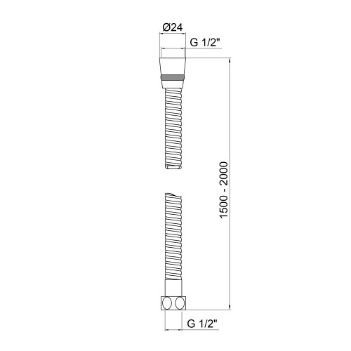 Шланг Lidz Niagara 13 1,5-2 м LDNIA13CRM35461 Chrome Шланг Lidz Niagara 13 1,5-2 м LDNIA13CRM35461 Chrome