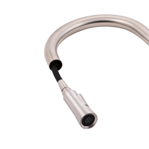 Смеситель для кухни Qtap Evicka с выдвижным изливом QTEVI91103UN Brushed Nickel PVD Смеситель для кухни Qtap Evicka с выдвижным изливом QTEVI91103UN Brushed Nickel PVD
