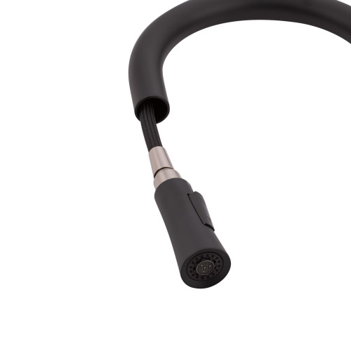 Смеситель для кухни Qtap Evicka с выдвижным изливом QTEVI9135103UB Black Matt Смеситель для кухни Qtap Evicka с выдвижным изливом QTEVI9135103UB Black Matt