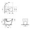Биде напольное Qtap Swan 560х360х410 White QT15443378W