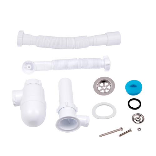 Сифон для кухонной мойки Lidz (WHI) 60 08 E004 00 с круглым переливом (выход 50 мм) Сифон для кухонной мойки Lidz (WHI) 60 08 E004 00 с круглым переливом (выход 50 мм)