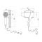 Фен с держателем Qtap Pohodli 1200 Вт QTF1200ROP White (Pobut) Фен с держателем Qtap Pohodli 1200 Вт QTF1200ROP White (Pobut)