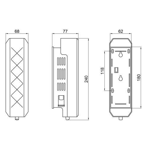 Диспенсер для мыла Qtap Pohodli DM350WP1 White (Pobut) Диспенсер для мыла Qtap Pohodli DM350WP1 White (Pobut)