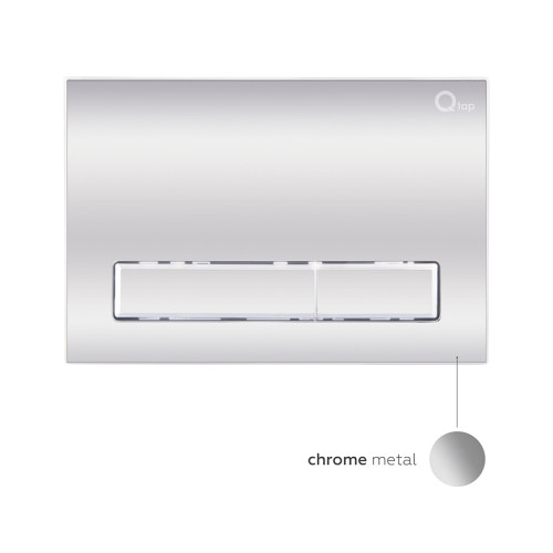 Готовое решение Qtap для ванной комнаты: подвесной унитаз  Swan Rimless 520х360х320 + комплект инсталляции Nest 4 в 1 (линейная клавиша Chrome)