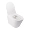 Готовое решение Qtap для ванной комнаты: подвесной унитаз  Swan Rimless 520х360х320 + комплект инсталляции Nest 4 в 1 (линейная клавиша Black mat)
