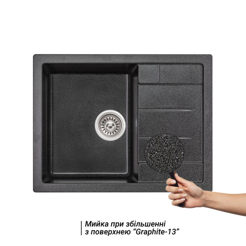 Кухонная мойка Lidz 650x500/200 GRF-13 (LIDZGRF13650500200) Кухонная мойка Lidz 650x500/200 GRF-13 (LIDZGRF13650500200)