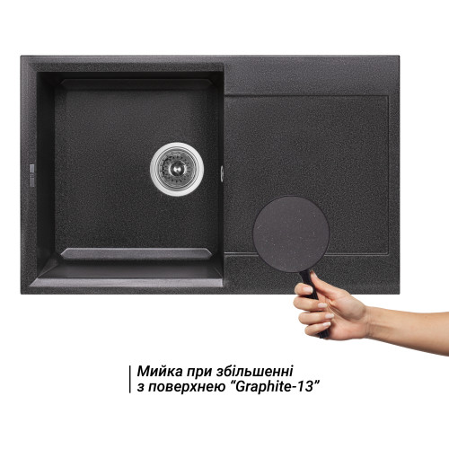 Кухонная мойка Lidz 790x495/230 GRF-13 (LIDZGRF13790495230) Кухонная мойка Lidz 790x495/230 GRF-13 (LIDZGRF13790495230)