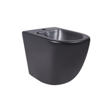 Биде напольное Qtap Robin 565x360x405 Matt black QT13442141CMB Биде напольное Qtap Robin 565x360x405 Matt black QT13442141CMB