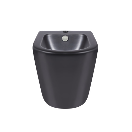 Биде напольное Qtap Robin 565x360x405 Matt black QT13442141CMB Биде напольное Qtap Robin 565x360x405 Matt black QT13442141CMB