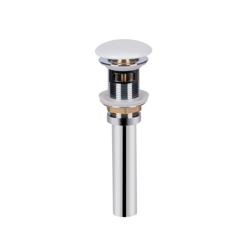 Донный клапан для раковины Qtap PU02O 225х70х70 White с переливом