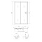 Душевая дверь в нишу Qtap Taurus CRM2011-12.C6 110-120x200 см, стекло Clear 6 мм, покрытие CalcLess Душевая дверь в нишу Qtap Taurus CRM2011-12.C6 110-120x200 см, стекло Clear 6 мм, покрытие CalcLess