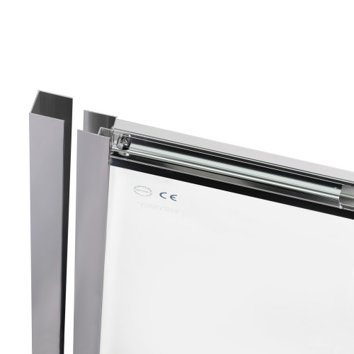 Душевая дверь в нишу Qtap Taurus CRM2013-14.C6 130-140x200 см, стекло Clear 6 мм, покрытие CalcLess Душевая дверь в нишу Qtap Taurus CRM2013-14.C6 130-140x200 см, стекло Clear 6 мм, покрытие CalcLess