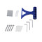 Душевая перегородка Qtap Walk-In Standard CRM2011.C8 110х200 см, стекло Clear 8 мм, покрытие CalcLess