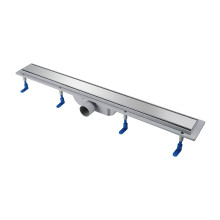 Трап Qtap Dry Tile304-800 линейный с сухим затвором под плитку 800 мм Трап Qtap Dry Tile304-800 линейный с сухим затвором под плитку 800 мм