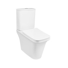 Унитаз-компакт Qtap Kalao безободковый с сиденьем Soft-close QT08221213AW Унитаз-компакт Qtap Kalao безободковый с сиденьем Soft-close QT08221213AW