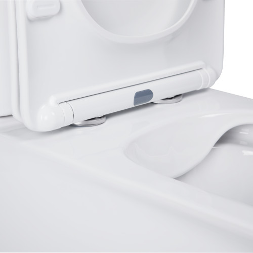 Унитаз-компакт Qtap Nando безободковый с сиденьем Soft-close QT12221222AW Унитаз-компакт Qtap Nando безободковый с сиденьем Soft-close QT12221222AW