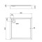 Душевой поддон Qtap Tern 308812C 80x80x12 см + сифон Душевой поддон Qtap Tern 308812C 80x80x12 см + сифон