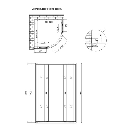 Душевая кабина Lidz Latwa SC90x90.SAT.LOW.FR, стекло Frost 4 мм без поддона Душевая кабина Lidz Latwa SC90x90.SAT.LOW.FR, стекло Frost 4 мм без поддона