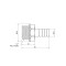 Штуцер Thermo Alliance Standart 10х1/2 Штуцер Thermo Alliance Standart 10х1/2