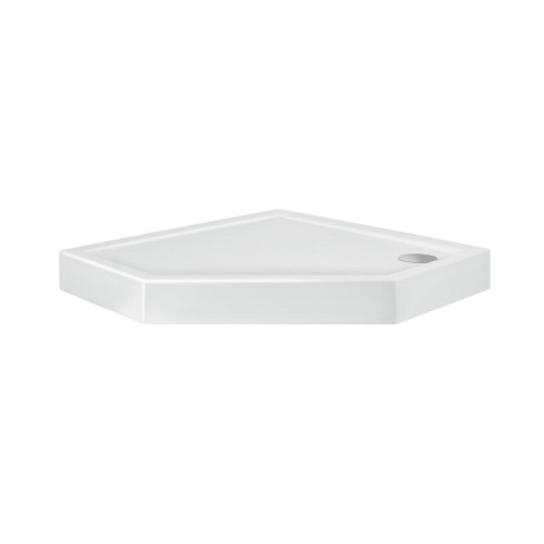 Набор Qtap душевая кабина Scorpio BLA10995-AC6 Clear 2120x900x900 мм + поддон Diamond 309912 90x90x12 см с сифоном