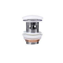 Qtap Pop-up Донный клапан для биде с переливом 70х70х110 mm White Qtap Pop-up Донный клапан для биде с переливом 70х70х110 mm White