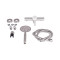 Смеситель для душа Lidz Aria 010 (с душевым гарнитуром) (k35) LDARI010NKS43361 Nickel Смеситель для душа Lidz Aria 010 (с душевым гарнитуром) (k35) LDARI010NKS43361 Nickel