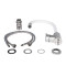 Смеситель для кухни Lidz Aria 015F3 с гибким изливом (k35) LDARI015F3WHI43362 White / Nickel