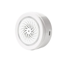 Беспроводной датчик температуры и влажности с сиреной WiFi WF-THP Беспроводной датчик температуры и влажности с сиреной WiFi WF-THP