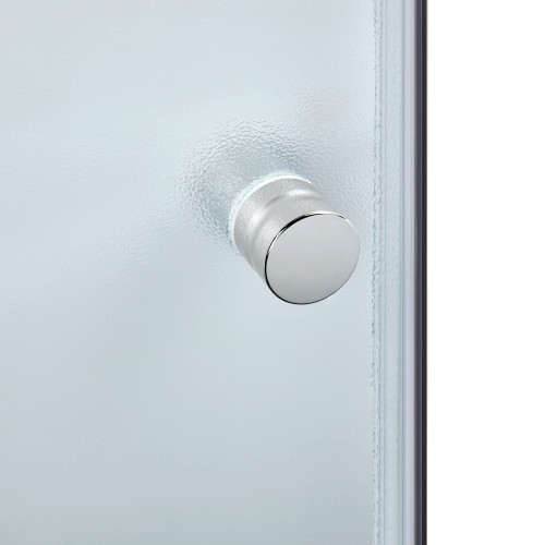 Lidz Latwa SC90x90.SAT.MID.FR Душевая кабина полукруглая, стекло Frost 4 мм + Lidz Душевой поддон KAPIELKA ST90x90x26, с панелью