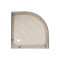 Lidz Latwa SC90x90.SAT.MID.FR Душевая кабина полукруглая, стекло Frost 4 мм + Lidz Душевой поддон KAPIELKA ST90x90x26, с панелью
