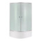 Lidz Latwa SC90x90.SAT.HIGH.FR Душевая кабина полукруглая, стекло Frost 4 мм + Lidz Душевой поддон KAPIELKA ST90x90x41, с панелью Lidz Latwa SC90x90.SAT.HIGH.FR Душевая кабина полукруглая, стекло Frost 4 мм + Lidz Душевой поддон KAPIELKA ST90x90x41, с панелью
