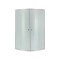 Lidz Latwa SC80x80.SAT.MID.FR Душевая кабина полукруглая, стекло Frost 4 мм + Lidz Душевой поддон KAPIELKA ST80x80x26, с панелью