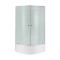 Lidz Latwa SC80x80.SAT.HIGH.FR Душевая кабина полукруглая, стекло Frost 4 мм + Lidz Душевой поддон KAPIELKA ST80x80x41, с панелью Lidz Latwa SC80x80.SAT.HIGH.FR Душевая кабина полукруглая, стекло Frost 4 мм + Lidz Душевой поддон KAPIELKA ST80x80x41, с панелью
