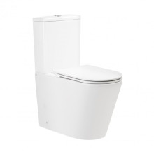 Унитаз-компакт Qtap Scorpio безободковый Ultra Quiet с сиденьем Soft-close QT14226088AW Унитаз-компакт Qtap Scorpio безободковый Ultra Quiet с сиденьем Soft-close QT14226088AW