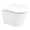 Унитаз подвесной Qtap Scorpio безободковый Ultra Quiet с сиденьем Soft-close QT14332380AW