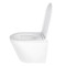 Унитаз подвесной Qtap Scorpio безободковый Ultra Quiet с сиденьем Soft-close QT14332380AW