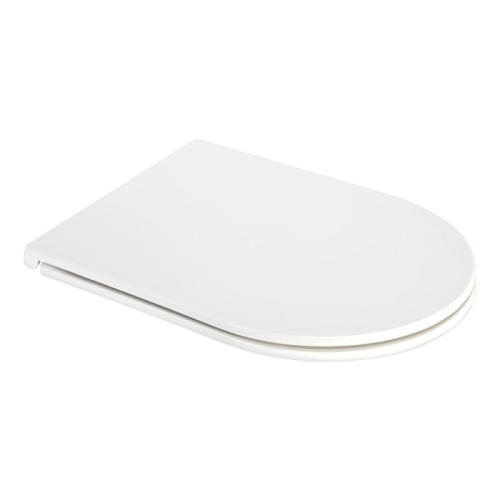 Унитаз подвесной Qtap Scorpio безободковый Ultra Quiet с сиденьем Soft-close QT14332380AW