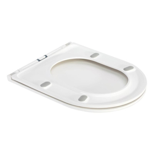 Унитаз подвесной Qtap Scorpio безободковый Ultra Quiet с сиденьем Soft-close QT14332380AW