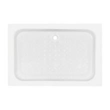 Душевой поддон KAPIELKA ST120x80х14 низкий, прямоугольный, диаметр слива 52 мм Lidz