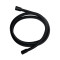 Шланг для ручного душа Qtap Hadice 1600 мм прямоугольный QTHADPVCSQ160B Black Matt Шланг для ручного душа Qtap Hadice 1600 мм прямоугольный QTHADPVCSQ160B Black Matt