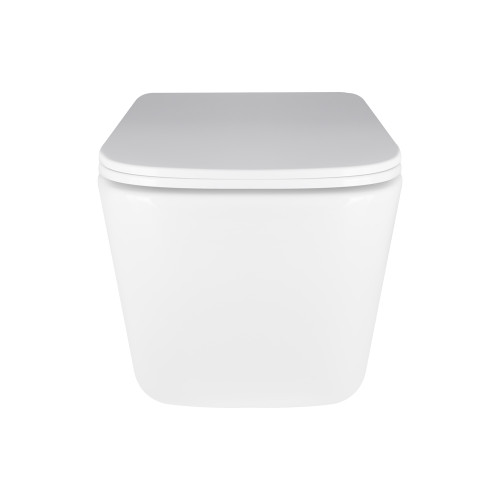 Унитаз подвесной Qtap Crow безободковый с сиденьем Soft-close QT05335171W